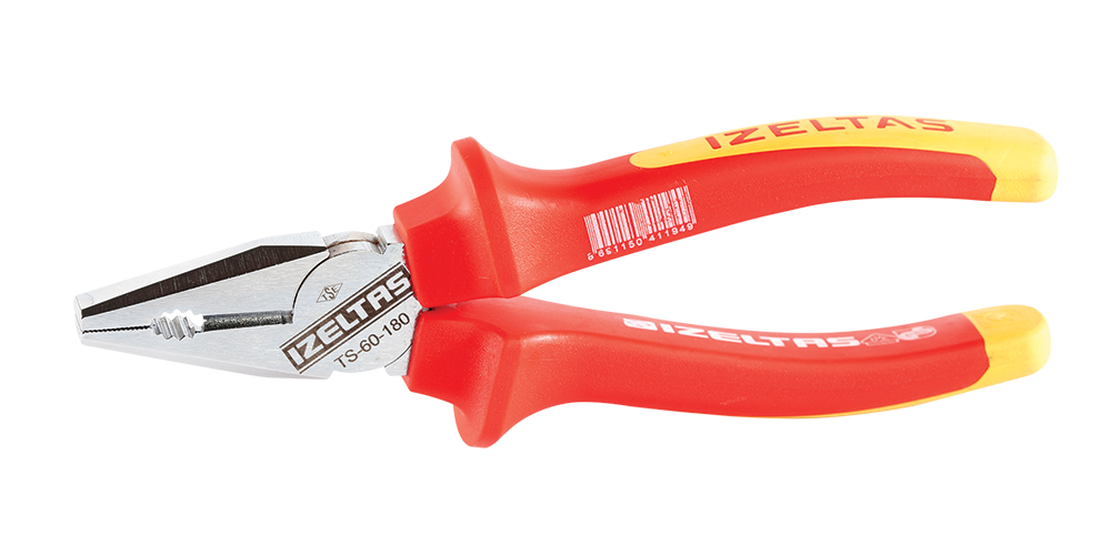 İzeltaş 3020 12 6180 180 mm 1000V İzoleli Kombine Pense
